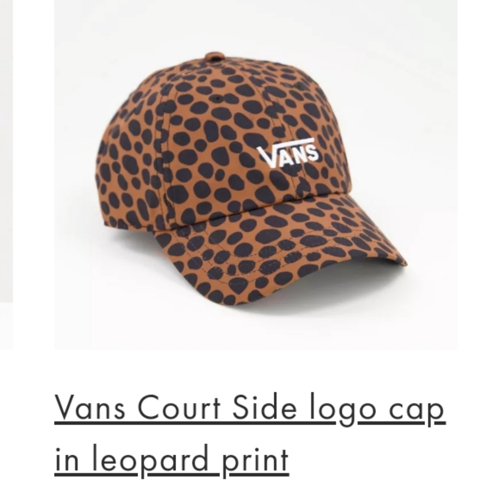 Vans cap in leopard